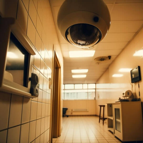 Cámara de seguridad de hospital uruguayo